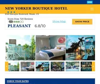 Newyorkerboutiquehotel.us(New Yorker Boutique Hotel) Screenshot