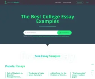 Newyorkessays.com(Free college essay examples) Screenshot