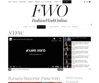 Newyorkfashionweeklive.com(New York Fashion Week Live) Screenshot