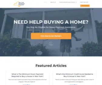 Newyorkhomebuyerprograms.com(New York Homebuyer Programs) Screenshot