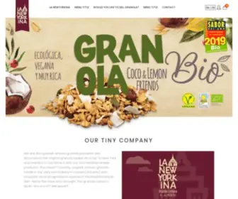 Newyorkina.com(Compra granola original artesanal) Screenshot