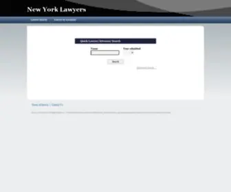 Newyorklawyerindex.com(New York Lawyers) Screenshot