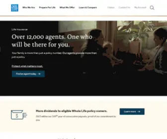 Newyorklife.com(Helping people act on their love) Screenshot