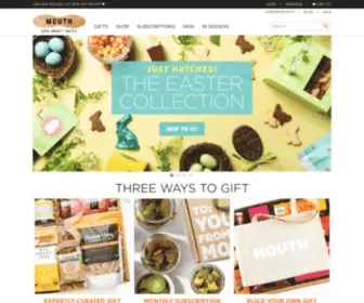 Newyorkmouth.com(Mouth // Curated Gift Boxes // Cool Subscriptions // Small) Screenshot