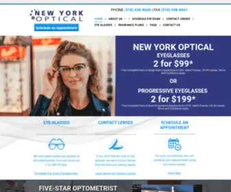 Newyorkoptical.com(New York Optical) Screenshot