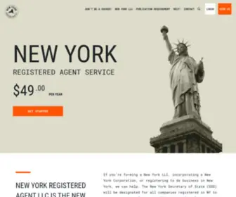 Newyorkregisteredagent.com(New York Registered Agent) Screenshot