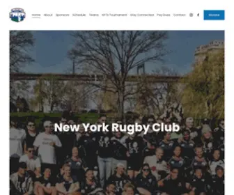 Newyorkrugby.com(New York Rugby Club) Screenshot