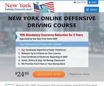 Newyorksafetycouncil.com(New York Defensive Driving Course Online) Screenshot