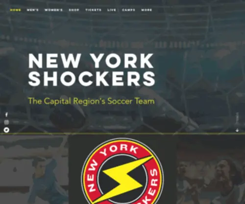 Newyorkshockers.com(New York Shockers) Screenshot