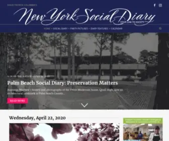 Newyorksocialdiary.com(New York Social Diary) Screenshot