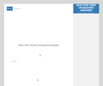Newyorktimescrossword.net(New York Times Crossword Answers) Screenshot