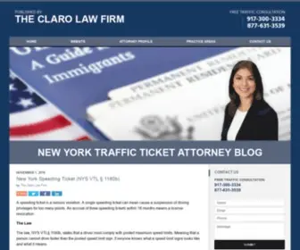 Newyorktrafficattorneys.net(Published by New York Traffic Ticket Attorney) Screenshot