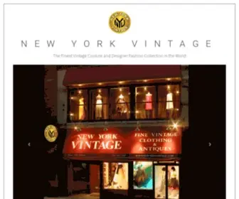 Newyorkvintage.com(NEW YORK VINTAGE) Screenshot