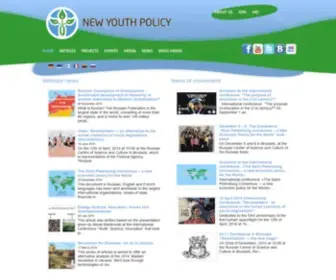 Newyouthpolicy.org(Главная) Screenshot
