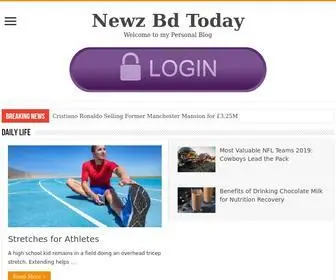 Newzbdtoday.info(My Personal Blog) Screenshot