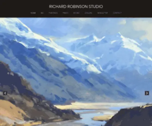 Newzealandartist.com(Richard Robinson Fine Art) Screenshot
