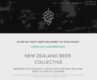 Newzealandbeer.co.uk(New Zealand Beer Collective) Screenshot