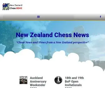 Newzealandchess.nz(New Zealand Chess News) Screenshot