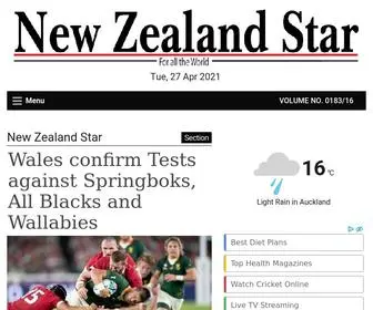 Newzealandstar.com(New Zealand Star) Screenshot