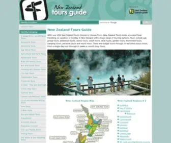 Newzealandtourism.co.nz(New Zealand) Screenshot