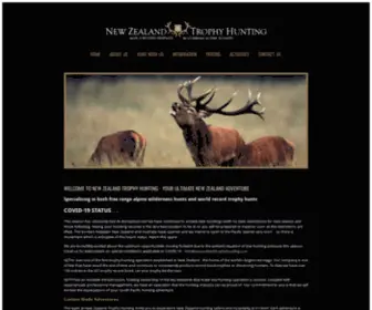 Newzealandtrophyhunting.com(Newzealandtrophyhunting) Screenshot