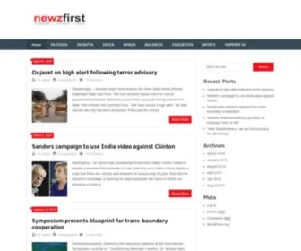 NewzFirst.com(Online news) Screenshot