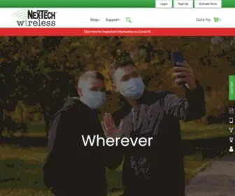 Nex-Techwireless.com(Nex-Tech Wireless) Screenshot