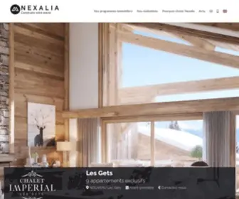 Nexalia.fr(Promoteur Immobilier) Screenshot