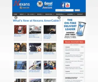 Nexansamercable.com(Nexans AmerCable Incorporated) Screenshot