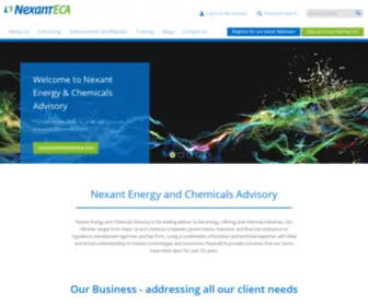 Nexanteca.com(Nexant Energy & Chemicals Advisory) Screenshot