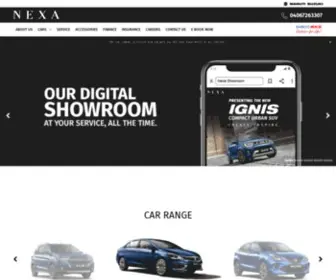 Nexaoflumbinipark.com(NEXA Car Showroom in Lumbini Park) Screenshot