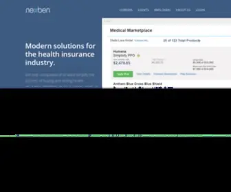 Nexben.com(Health insurance) Screenshot