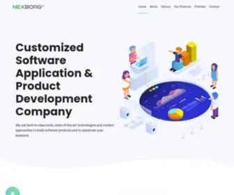 Nexborg.com(Software development Company) Screenshot