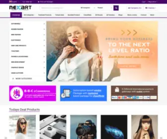 Nexcart.app(NexCart Demo Home) Screenshot