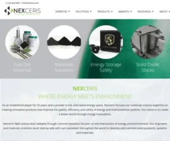 Nexceris.com(Home) Screenshot