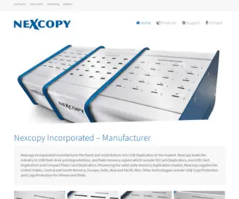 Nexcopy.com(USB Duplicator) Screenshot