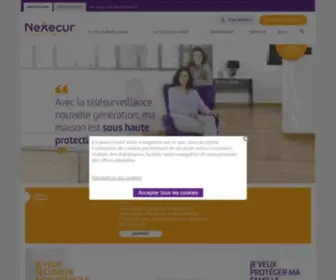Nexecur.fr(Alarme télésurveillance particulier & professionnel) Screenshot