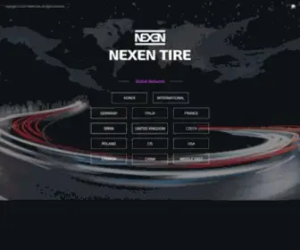 Nexentire.com(NEXEN TIRE) Screenshot