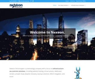 Nexeon.com(Nexeon is a leading provider of Infrastructure) Screenshot