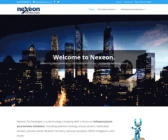 Nexeontech.com(Nexeon is a leading provider of Infrastructure) Screenshot