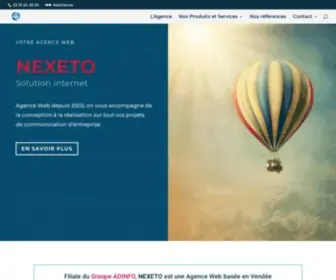 Nexeto.com(Création) Screenshot