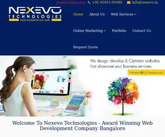 Nexevo.in(Web Design Company in Bangalore) Screenshot