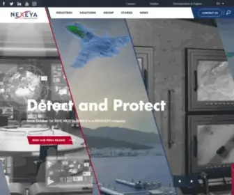 Nexeya.com(NEXEYA is an innovative industrial group) Screenshot