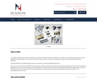 Nexflowusa.com(Nex Flow USA) Screenshot
