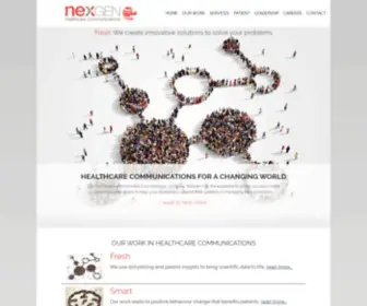 Nexgenhc.com(NexGen Healthcare Communications) Screenshot