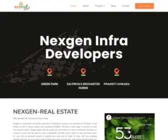 Nexgeninfra.net(Best Infra Development Company) Screenshot