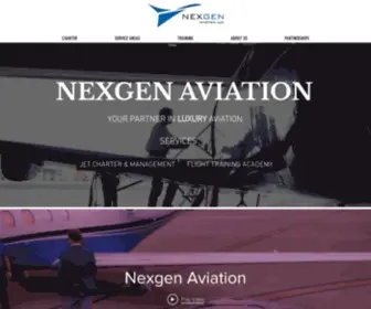 Nexgenjets.com(Nexgen Aviation) Screenshot