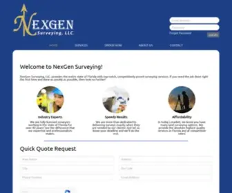 Nexgensurveying.com(NEXGEN Surveying) Screenshot