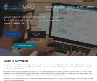 Nexgentax.com(Tax and Accounting Services) Screenshot