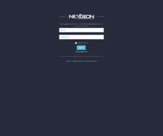 Nexgeontools.com(Log in) Screenshot